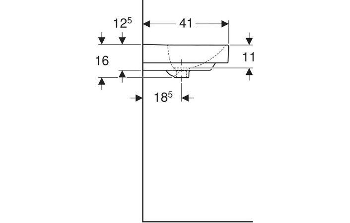 Умывальник 50 Smyle Square 500.256.01.1 Geberit - Зображення 164713045-d3a53.jpg