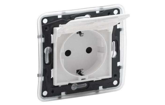 Розетка силова з кришкою 2К+З 16А 250В автоматичні клеми Niloe Step 863123 Legrand - Зображення 164713232-84439.jpg
