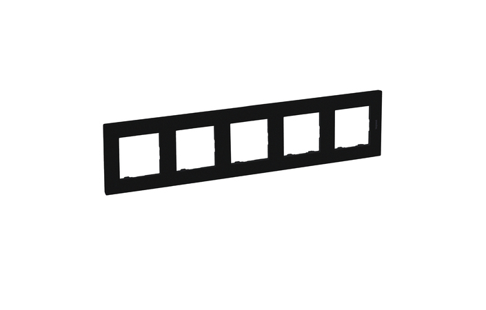 Рамка 5-местная Niloe Step Черный 863595 Legrand - Зображення 164713236-c6cbf.jpg