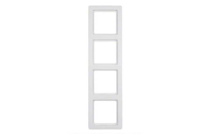 Рамка 4-местная Berker Q1 Полярно-белый 10146089 Hager - Зображення 164715178-0c02c.jpg