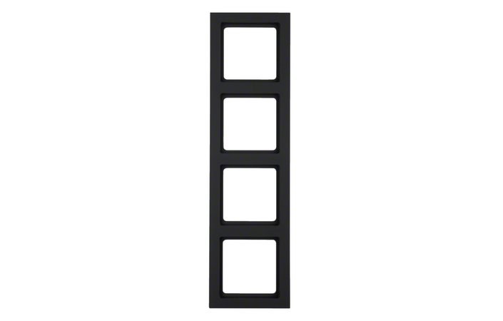 Рамка 4-местная Berker Q3 Антрацит 10146096 Hager - Зображення 164715653-0ca84.png