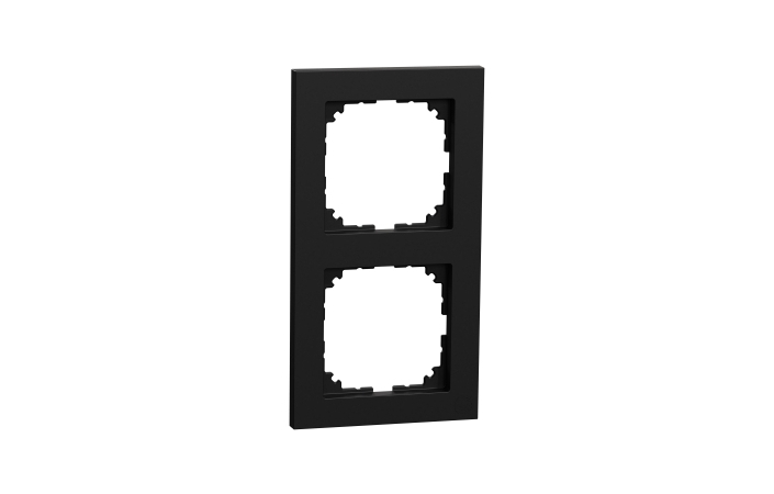 Рамка 2-місна вертикальна M-Pure Ocean Plastic Чорний (MEG4020-3603), Schneider Electric - Зображення 164715677-06b1d.jpg
