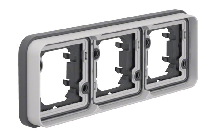 Рамка 3-місна Berker W1 Сірий горизонтальна 13303505 Hager - Зображення 164715778-0dc5e.png