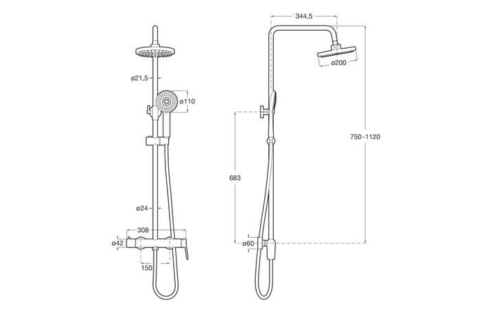 Душевая система Vega A5A976ENB0 Roca - Зображення 164716138-79f77.jpg