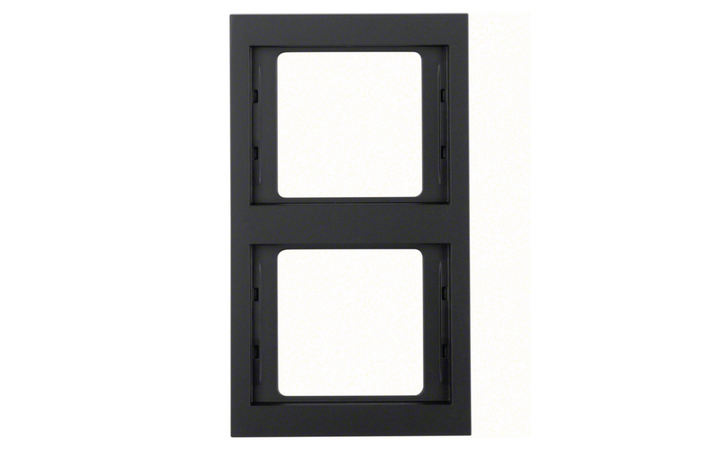 Рамка 2-местная Berker K1 Антрацит вертикальная 13237006 Hager - Зображення 164716409-d16bd.png