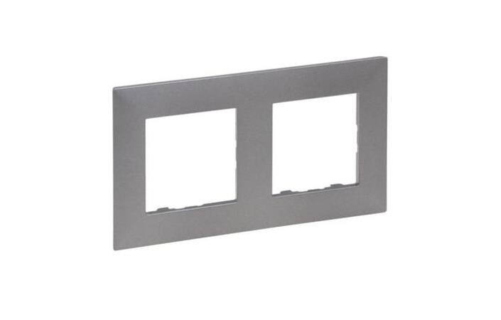 Рамка 2-местная Niloe Step Сталь 863492 Legrand - Зображення 164716567-49d59.jpg