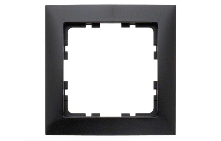 Рамка 1-местная Berker S1 Антрацит 10119949 Hager - Зображення 164716661-7273c.jpg