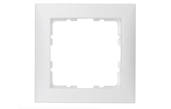 Рамка 1-местная Berker Matt S1 Полярно-белый 10119909 Hager - Зображення 164716662-60bf3.jpg