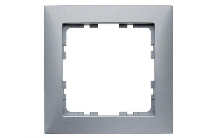 Рамка 1-местная Berker S1 Алюминий 10119939 Hager - Зображення 164716973-5d616.jpg