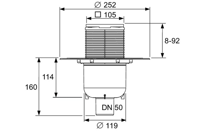 Душовий трап TECEdrainpoint S 130 3601300 TECE - Зображення 164719004-86cb4.jpg