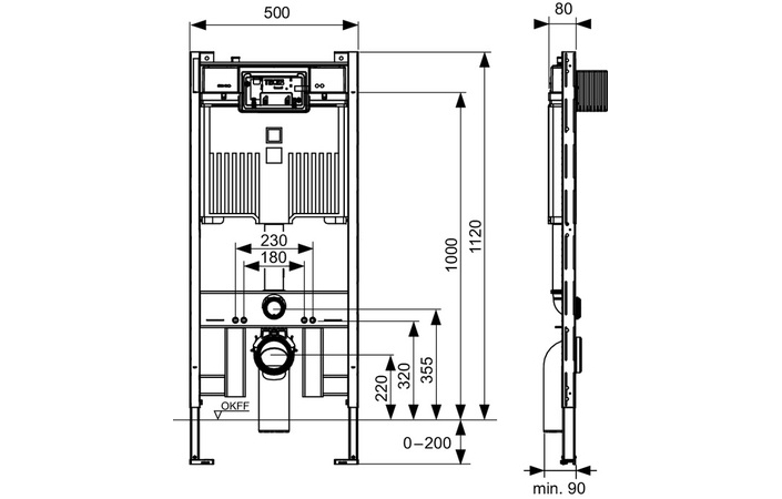 Інсталяція для унітаза TECEprofil 9300502 TECE - Зображення 164719224-65c54.jpg