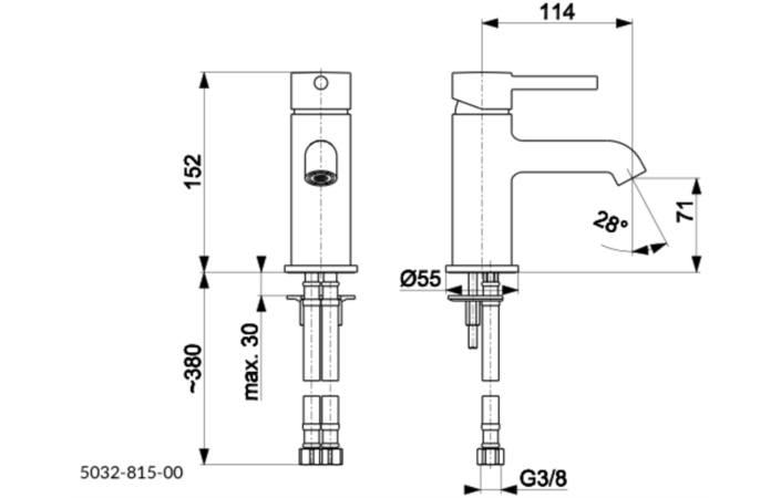 3мішувач для умивальника MOZA Chrom 5032-815-00 KFA ARMATURA - Зображення 164719429-1db17.jpg