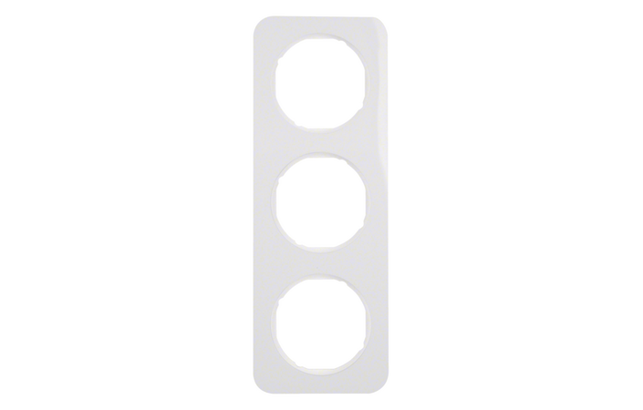 Рамка 3-местная Berker R1 Полярно-Белый 10132189 Hager - Зображення 164722749-667e0.png