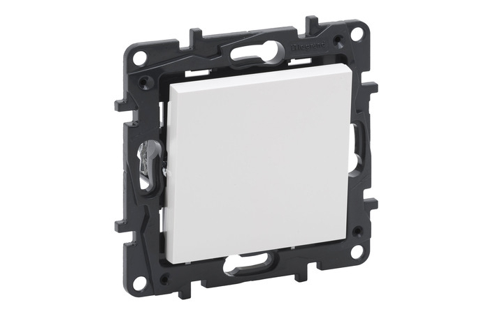 Вимикач 1-клавішний автоматичні клеми 10А Niloe Step Білий 863101 Legrand - Зображення 164722939-a5fa6.jpg