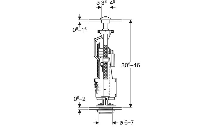 Зливний механізм для бачка 136.909.21.2 Geberit - Зображення 164723954-fd55c.jpg
