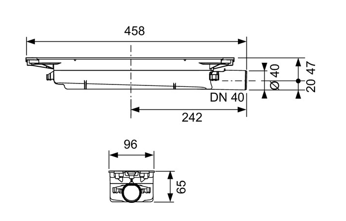 Сифон для душевого канала TECEdrainprofile DN 40 Tece - Зображення 164723982-dd5d4.jpg