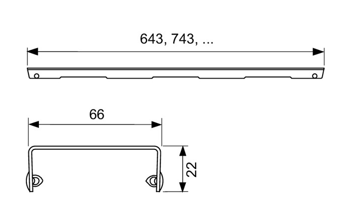 Решітка для душового каналу TECEdrainline 600710 TECE - Зображення 164726652-f350f.jpg