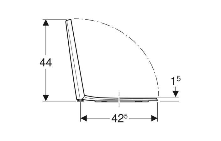 Кришка для унітаза Modo soft-close 502.828.00.1 Geberit - Зображення 164730742-a2165.jpg