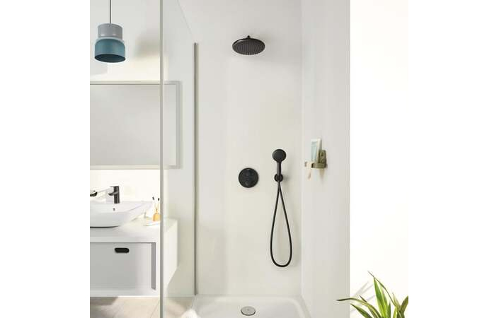 Змішувач для душу Grohtherm 1022082430 Black matt Grohe - Зображення 164731023-0f7d2.jpg