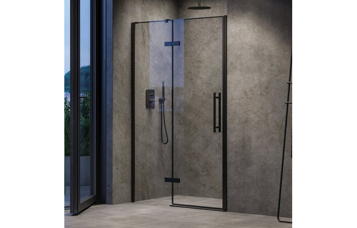 Душові двері двоелементні COSD2-100 Чорний Transparent X0VVAC300Z1 RAVAK - Зображення 164731395-3a6a6.jpg