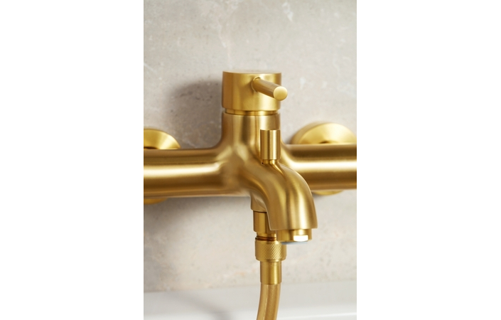 Смеситель для ванны MOZA Gold brushed 5034-010-31 KFA ARMATURA - Зображення 164731593-ad55c.jpg