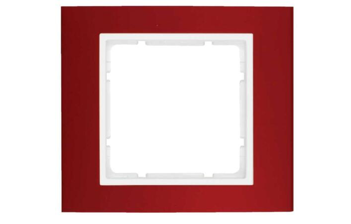Рамка 1-місна Berker B3 Червоний-Полярно-Білий 10113022 Hager - Зображення 164732118-3aa5d.jpg