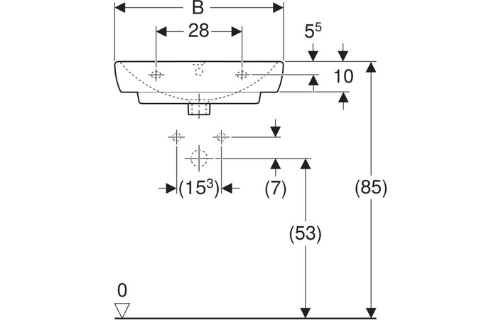 Умывальник 55 Selnova Square 500.290.01.7 Geberit - Зображення 164732297-6c4aa.jpg