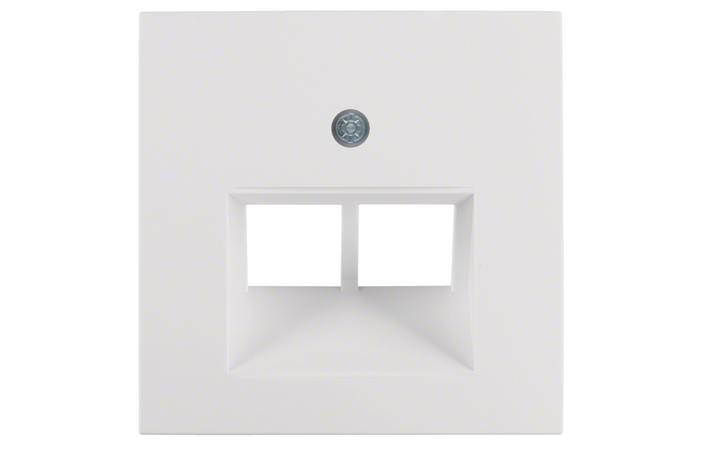 Накладка розетки UAE-E-Dat Berker matt S1 Полярно-белый 14091909 Hager - Зображення 164732916-d18dc.png