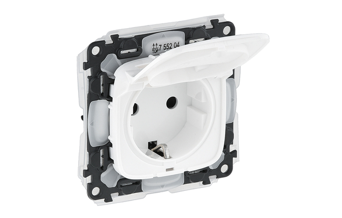 Розетка силова 2К+З і шторками IP44 Valena Allure 755204 Legrand - Зображення 164734729-261ef.jpg