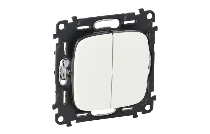 Перемикач 2-клавішний автоматичні клеми Valena Allure Білий 752708 Legrand - Зображення 164734738-871bf.jpg