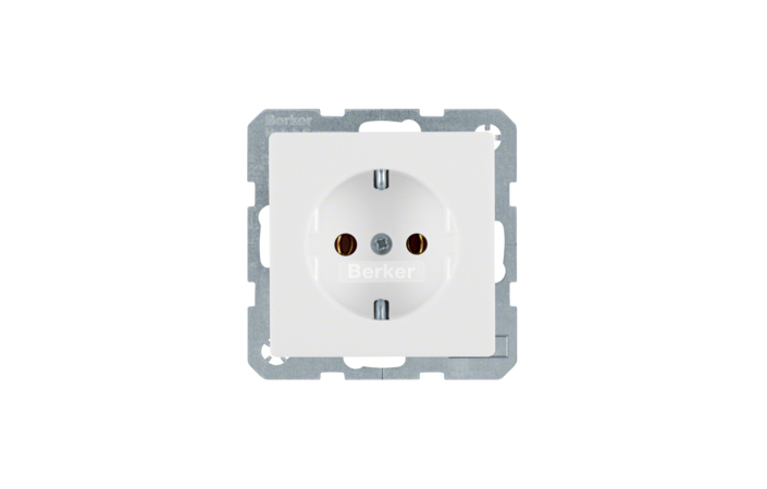 Розетка з з-к 16А-250В полярна білизна Berker 47436089 Hager - Зображення 164734845-b6a36.jpg