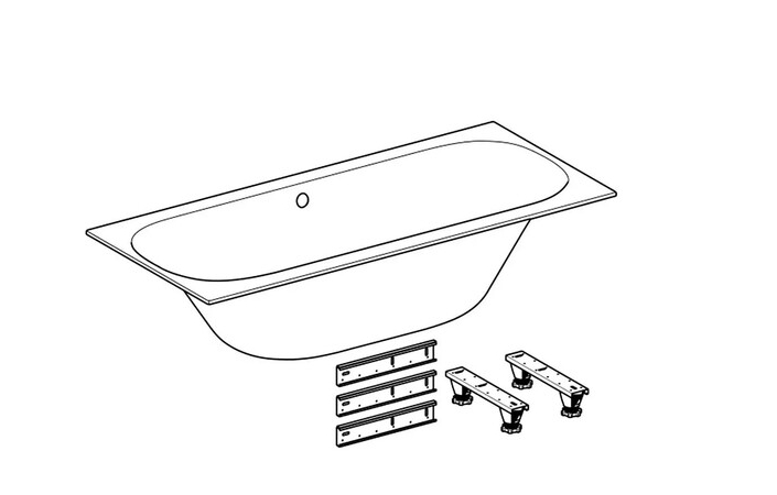 Ванна прямоугольная Soana Slim Rim Duo с ножками 170x75 554.003.01.1 Geberit - Зображення 164734905-30ec0.jpg