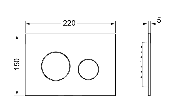Кнопка зливу TECEloop 9240926 білий matt TECE - Зображення 164735420-fdd16.png