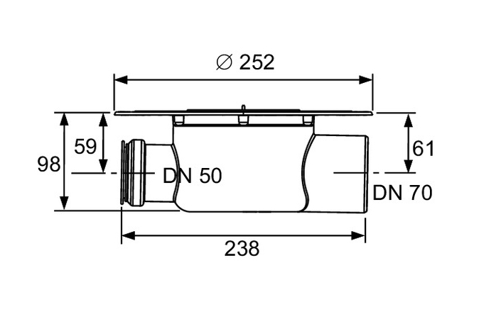 Сифон для душового трапу TECEdrainpoint S DN 70 3603500 TECE - Зображення 164740195-9c021.jpg
