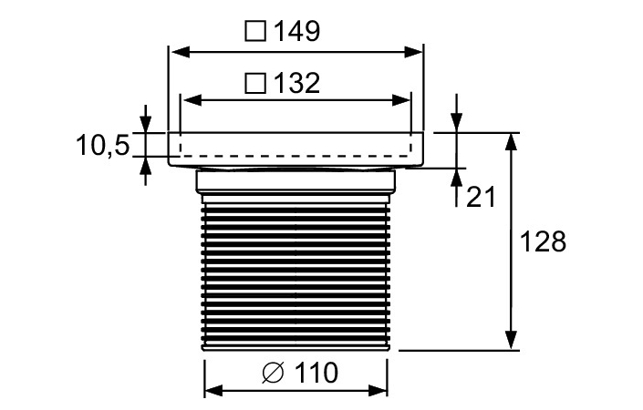 Решетка для душевого трапа TECEdrainpoint S 3660011 Tece - Зображення 164740197-3e1d7.jpg