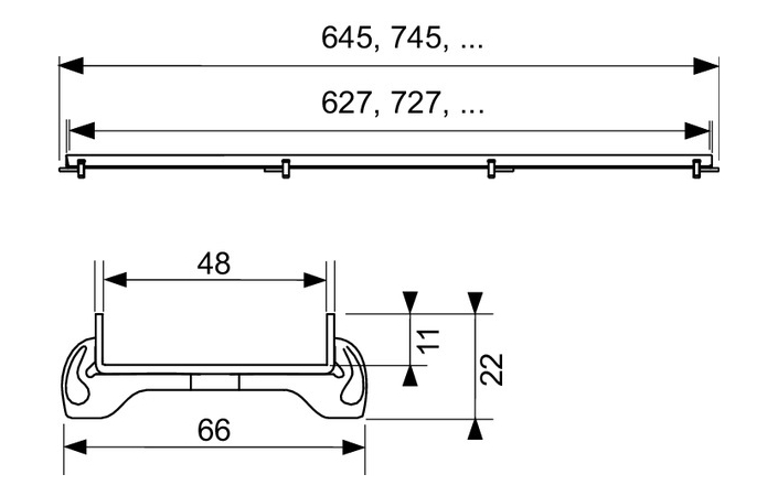 Душовий канал 80 см TECEdrainline Plate під облицювання 600870 TECE - Зображення 164742812-2a1f6.jpg