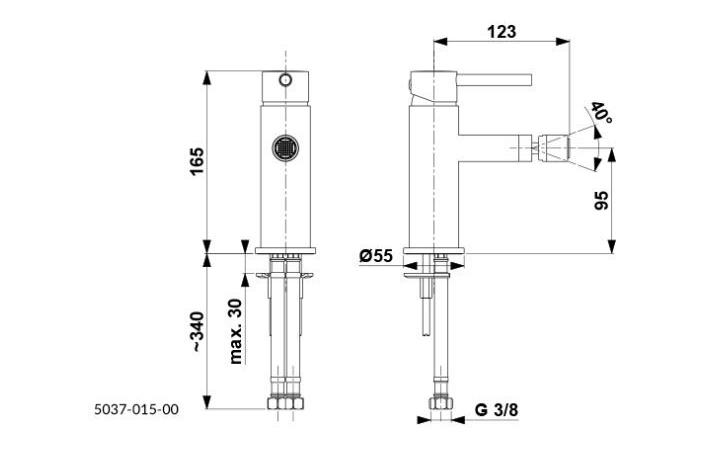 Змішувач для біде MOZA CHROM 5037-015-00 KFA ARMATURA - Зображення 164742961-2e73a.jpg