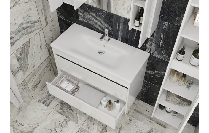 Шкафчик с умывальником Luton Lt-100 белый Juventa - Зображення 164743063-02e5c.jpg