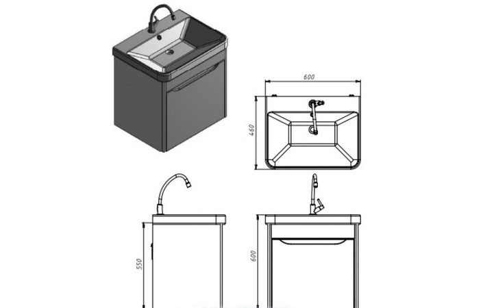 Шафка з умивальником Livorno Lvr-60 структний камінь Juventa - Зображення 164743089-36ef1.jpg