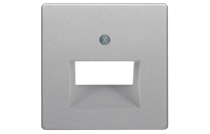 Накладка для 2-кратной розетки UAE Berker Qх Алюминий 14096084 Hager - Зображення 164743216-e3a4f.png