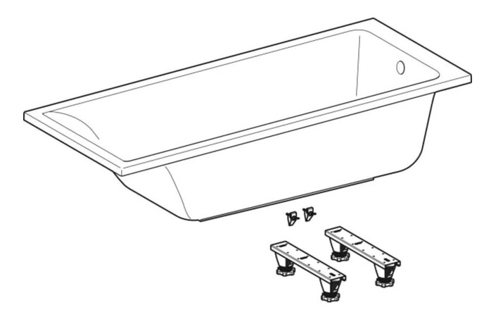 Ванна прямокутна з ніжками Selnova Square 170x75 554.385.01.1 Geberit - Зображення 164743657-bbd47.jpg