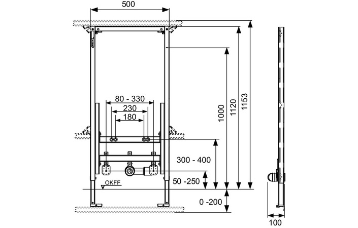 Інсталяція для біде TECEprofil 9330000 TECE - Зображення 164744326-1aacb.jpg