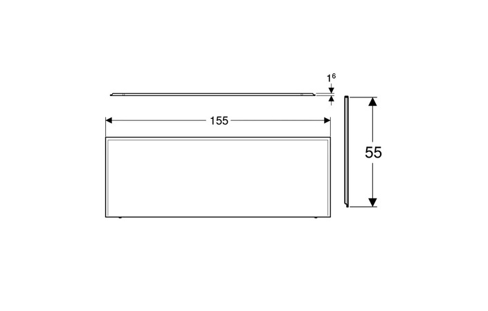 Панель для ванни фронтальна 160 UNI 2 PWP2361000 KOLO - Зображення 164746916-9a13e.jpg