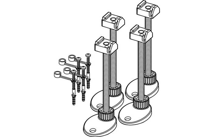 Комплект ніжок для душового каналу TECEdrainline 660004 TECE - Зображення 164747378-49a25.jpg