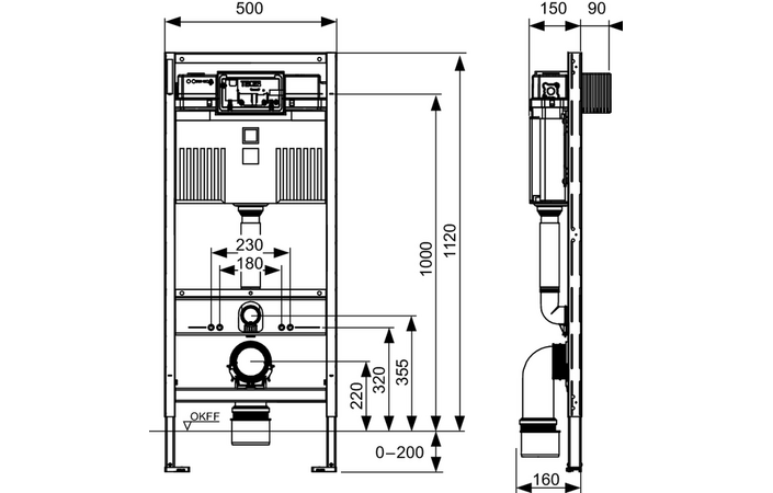 Інсталяція для унітаза TECEprofil 9300302 TECE - Зображення 164747507-c39a3.png