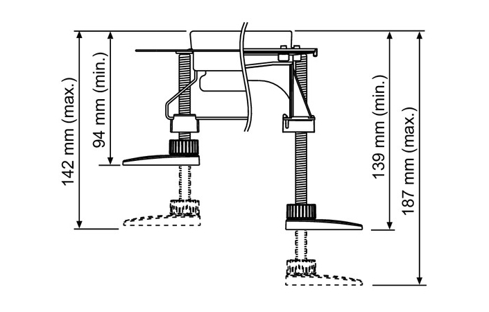Комплект ніжок для сифону TECEdrainline 660003 Tece - Зображення 164747512-6095c.jpg