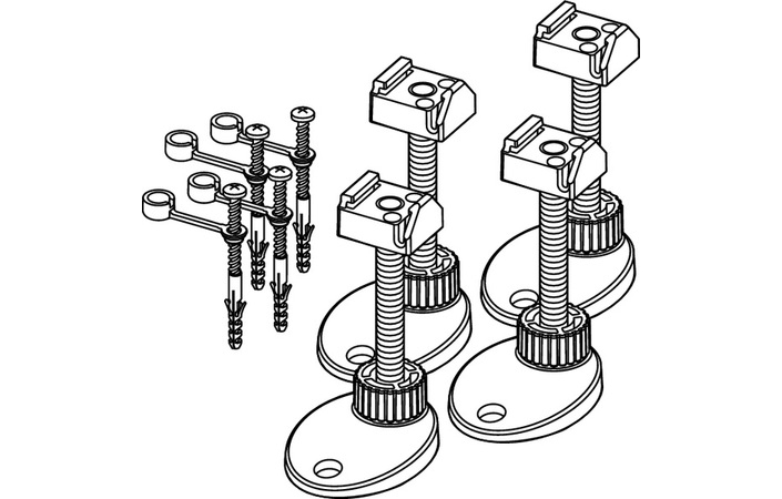 Комплект ніжок для сифону TECEdrainline 660003 Tece - Зображення 164747512-e19ba.jpg