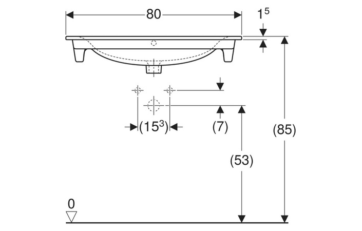 Умывальник 80 Selnova Square 500.995.00.1 Geberit - Зображення 164748066-439c2.jpg