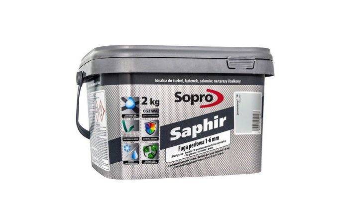 Затирка для швів Sopro Saphir 9501 світло-сіра №16 (2 кг) - Зображення 166157-5d0d1.jpg