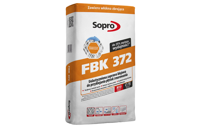 Клей для плитки Sopro FBK 372 (20 кг) - Зображення 1